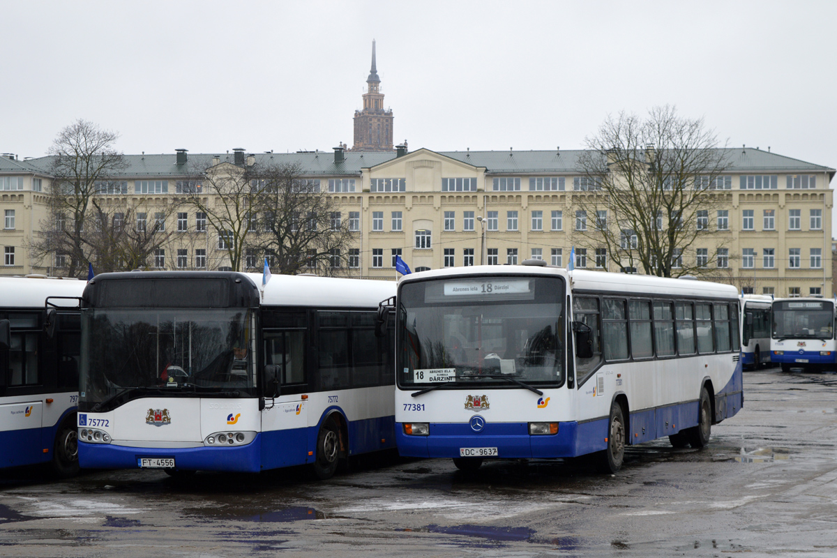 Riga, Mercedes-Benz O345 No. 77381