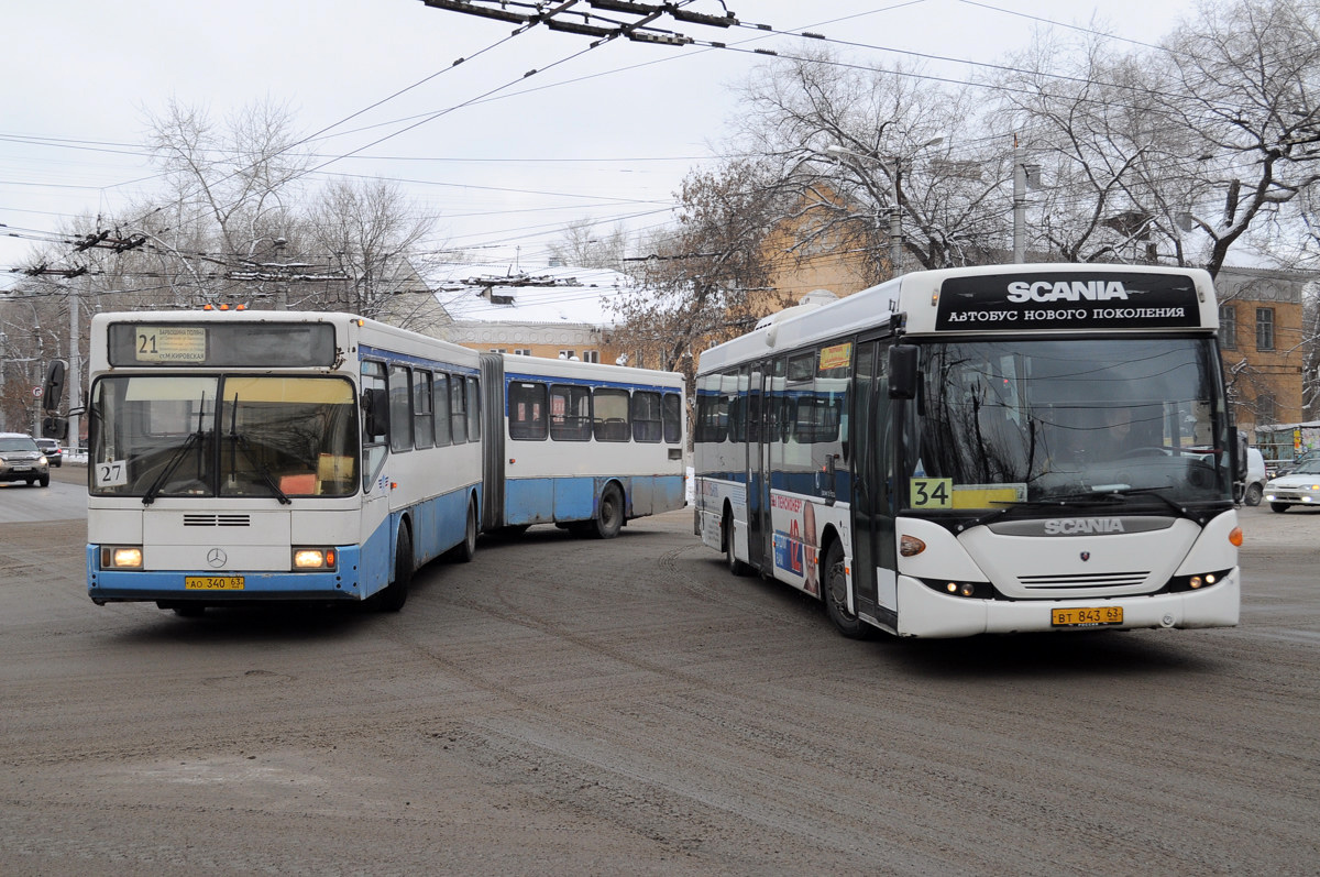 Samara, GolAZ-АКА-6226 # 1422; Samara, Scania OmniLink CK95UB 4x2LB # 50059