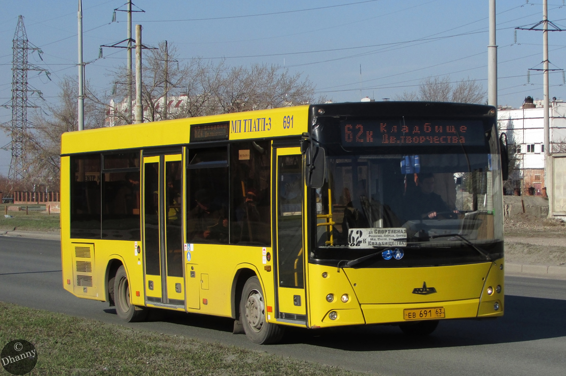 Tolyatti, MAZ-206.067 nr. ЕВ 691 63