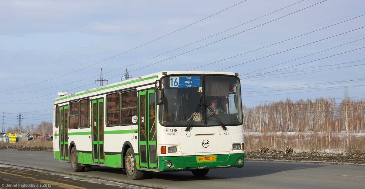 Chelyabinsk, LiAZ-5256.26 № 108