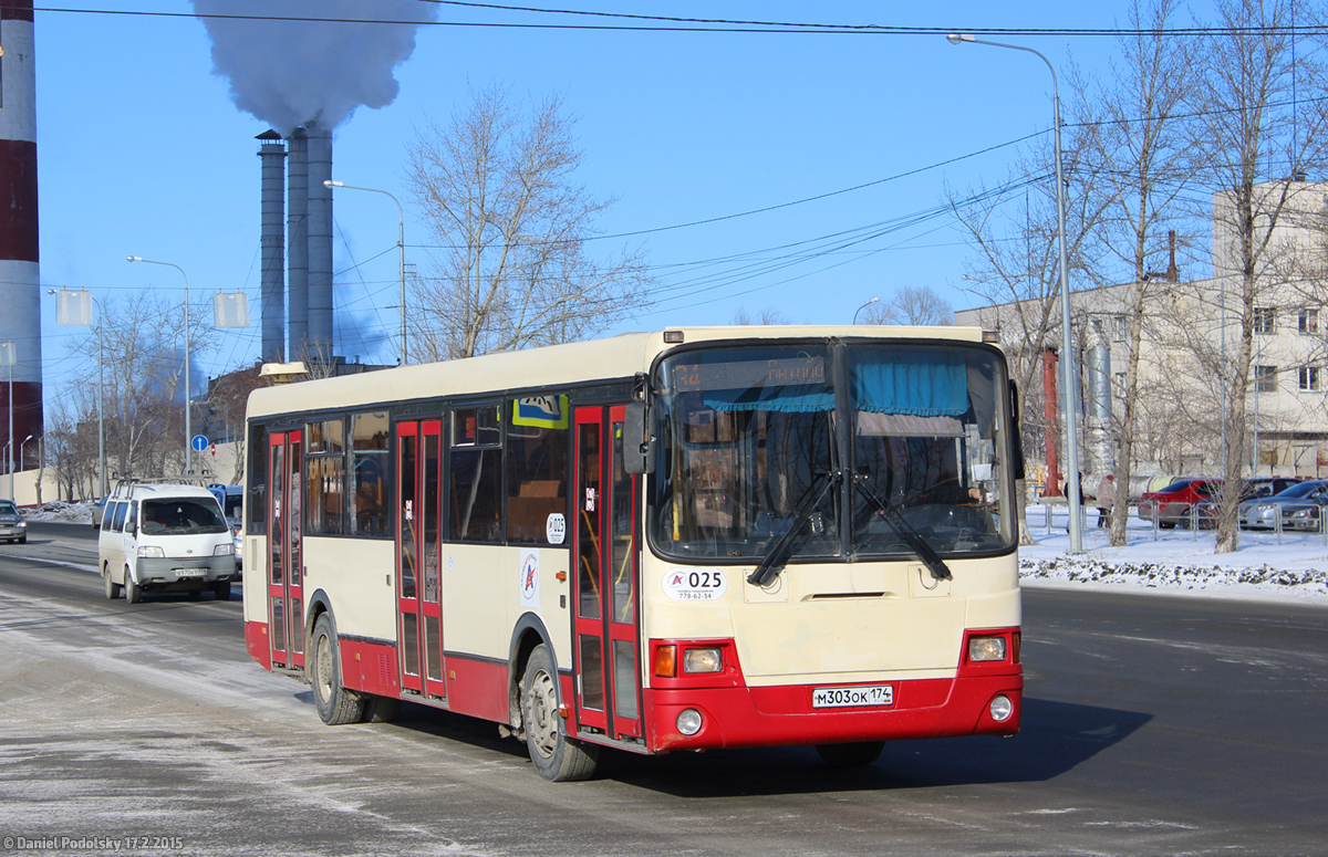 Chelyabinsk, LiAZ-5256.53 № 025