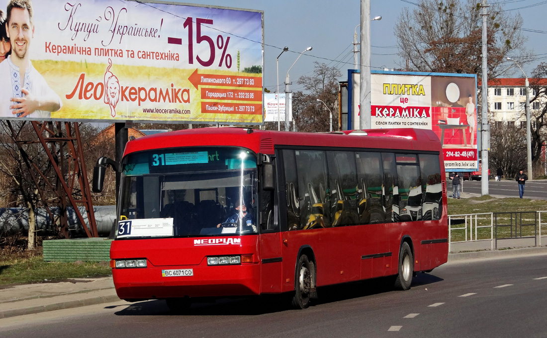 Lviv, Neoplan N3016 Regioliner No. ВС 6071 СО