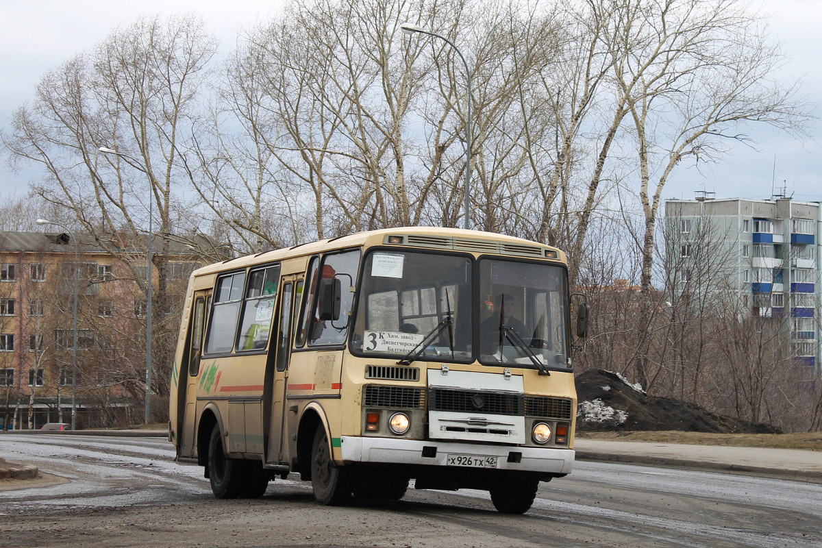 Anzhero-Sudzhensk, PAZ-32054 (40, K0, H0, L0) Nr. Х 926 ТХ 42