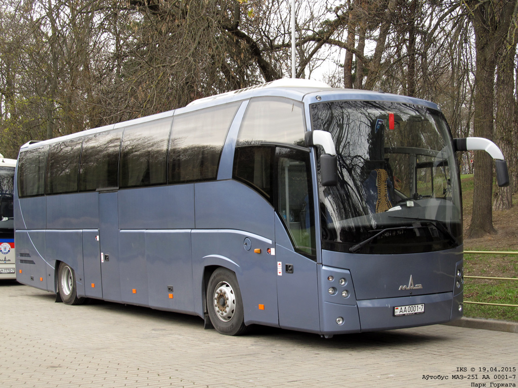 Minsk, МАЗ-251.050 nr. АА 0001-7