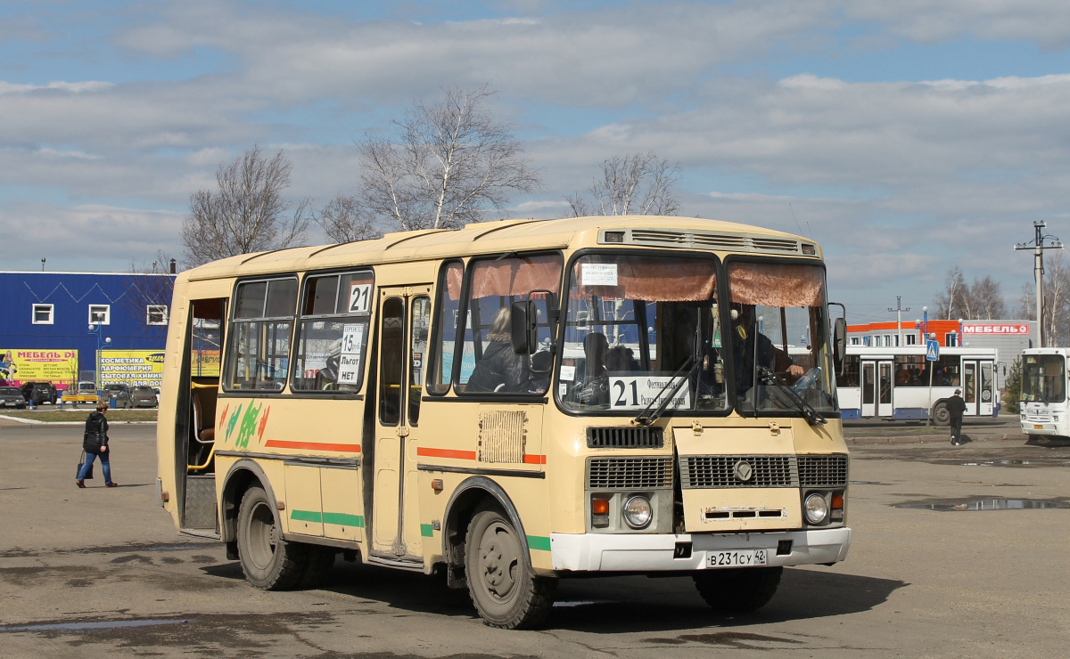 Anzhero-Sudzhensk, PAZ-32054 (40, K0, H0, L0) nr. В 231 СУ 42