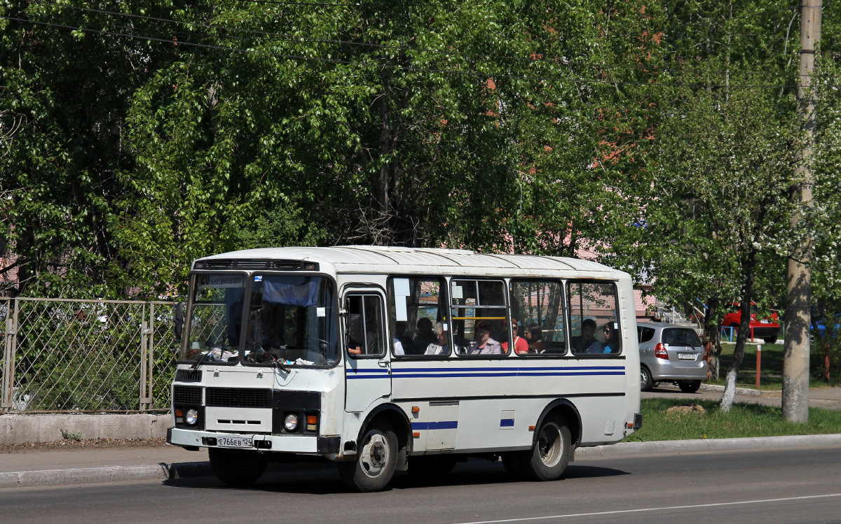 Krasnoyarsk, PAZ-32054 (40, K0, H0, L0) # Е 766 ЕВ 124