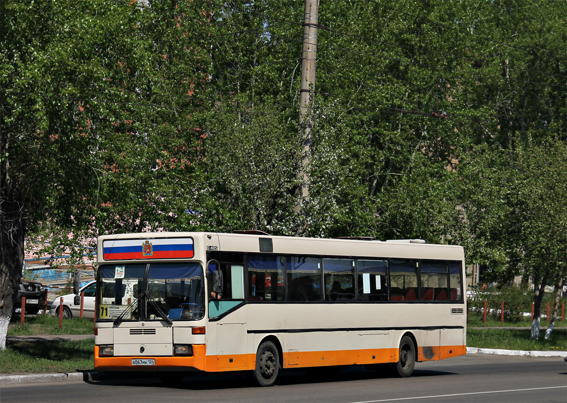 Krasnoyarsk, Mercedes-Benz O405 nr. А 067 МК 124