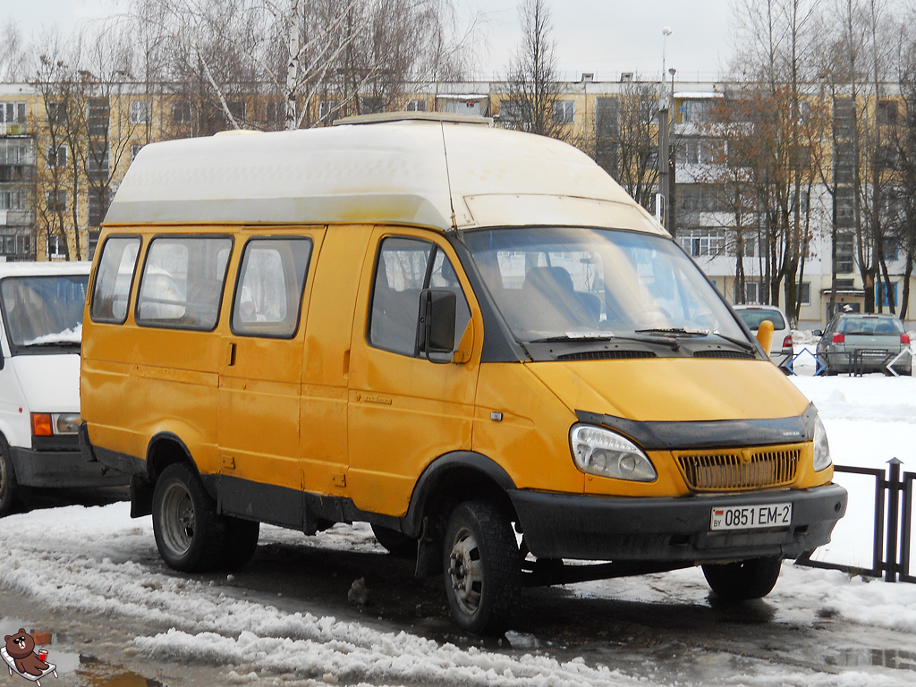 Vitebsk, GAZ-322133 (Samotlor-NN) nr. 0851 ЕМ-2