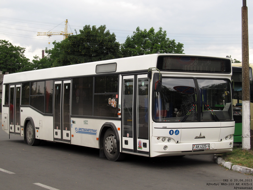 Pinsk, MAZ-103.485 No. 25089