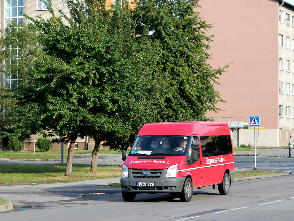 Kohtla-Järve, Ford Transit 350L Bus # 834 BBY