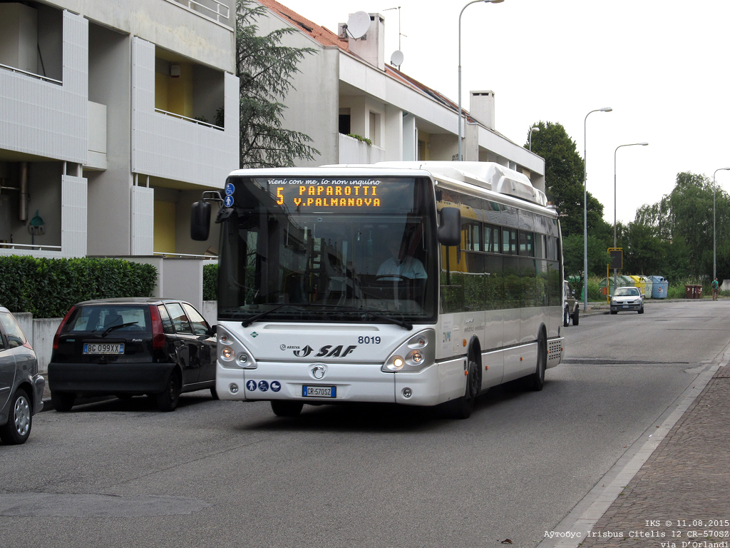 Udine, Irisbus Citelis 12M CNG # 8019