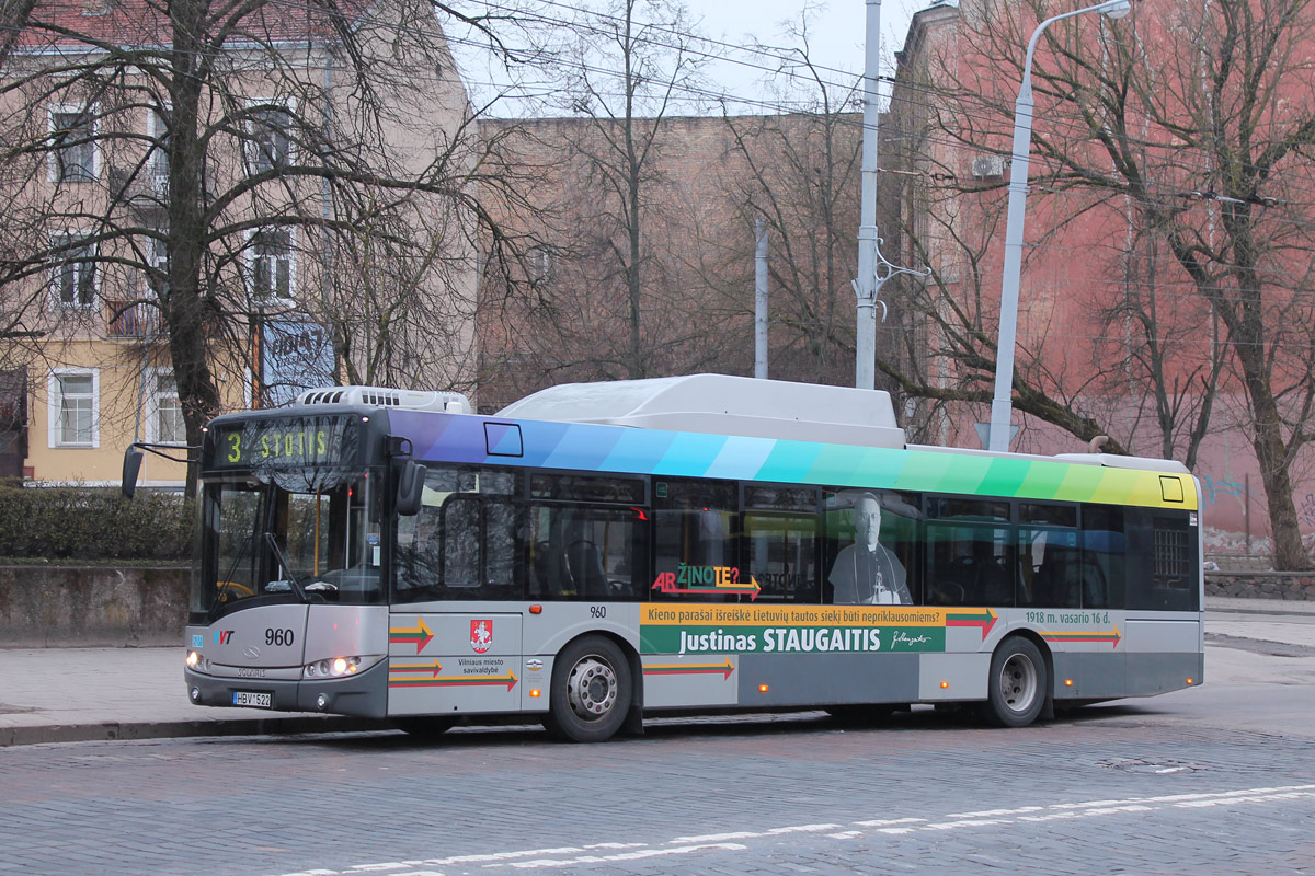 Vilnius, Solaris Urbino III 12 CNG Nr. 960