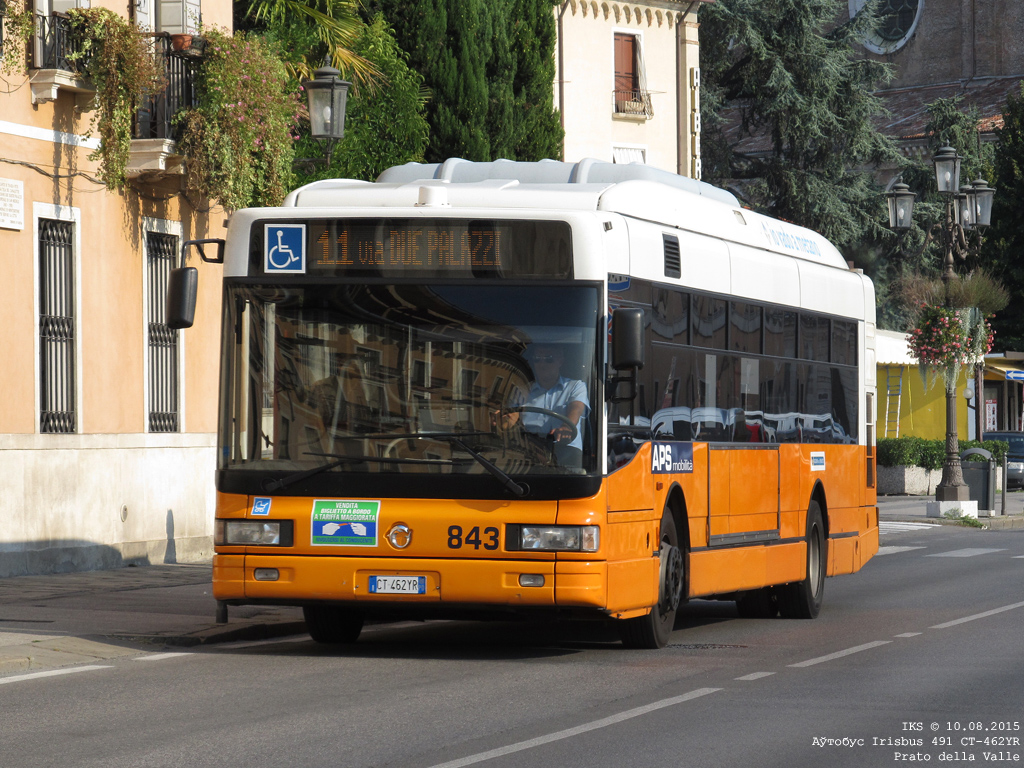 Падуя, Irisbus CityClass 491E.12 CNG № 843