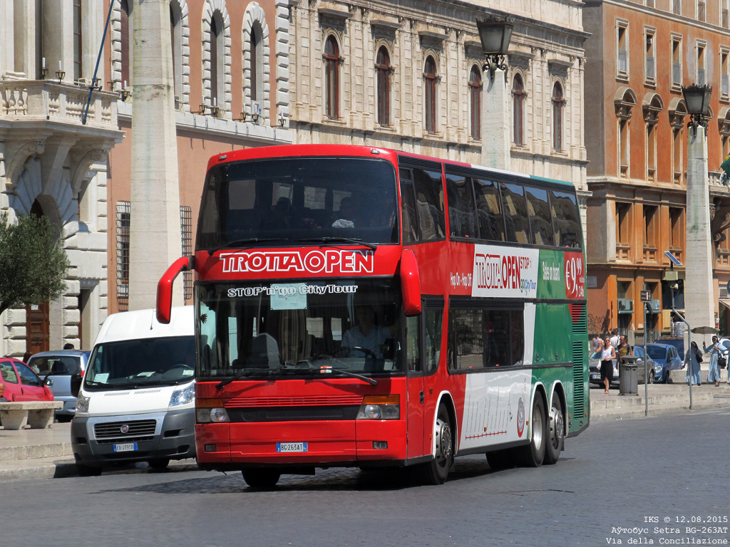 Rome, Setra S328DT №: BG-263AT