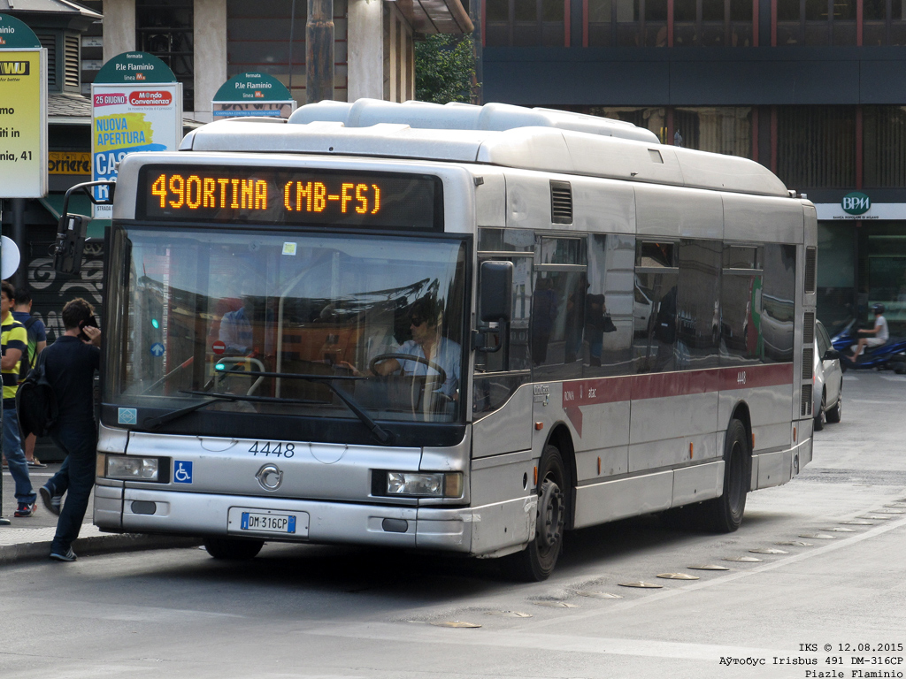 Rome, Irisbus CityClass 491E.12.27 CNG №: 4448