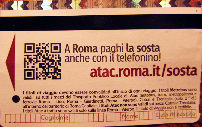 Rome — Tickets
