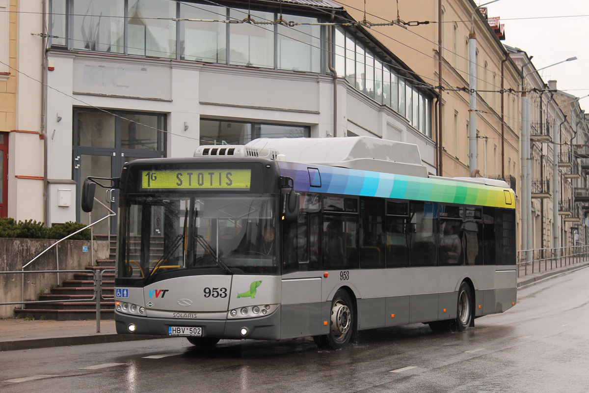 Вильнюс, Solaris Urbino III 12 CNG № 953