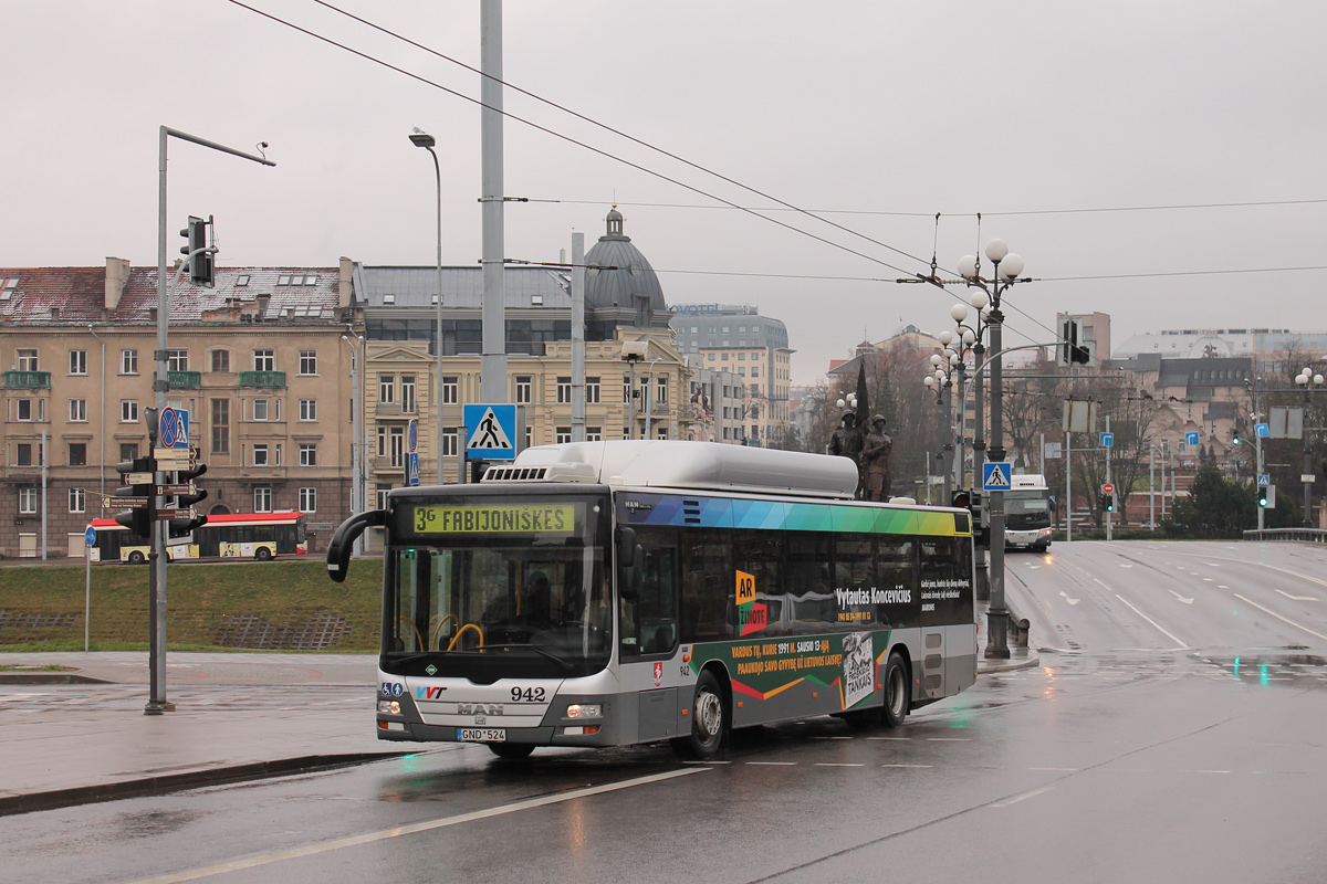 Vilnius, MAN A21 Lion's City NL273 CNG # 942