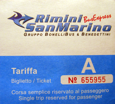 Rimini — Tickets; Tickets (all)