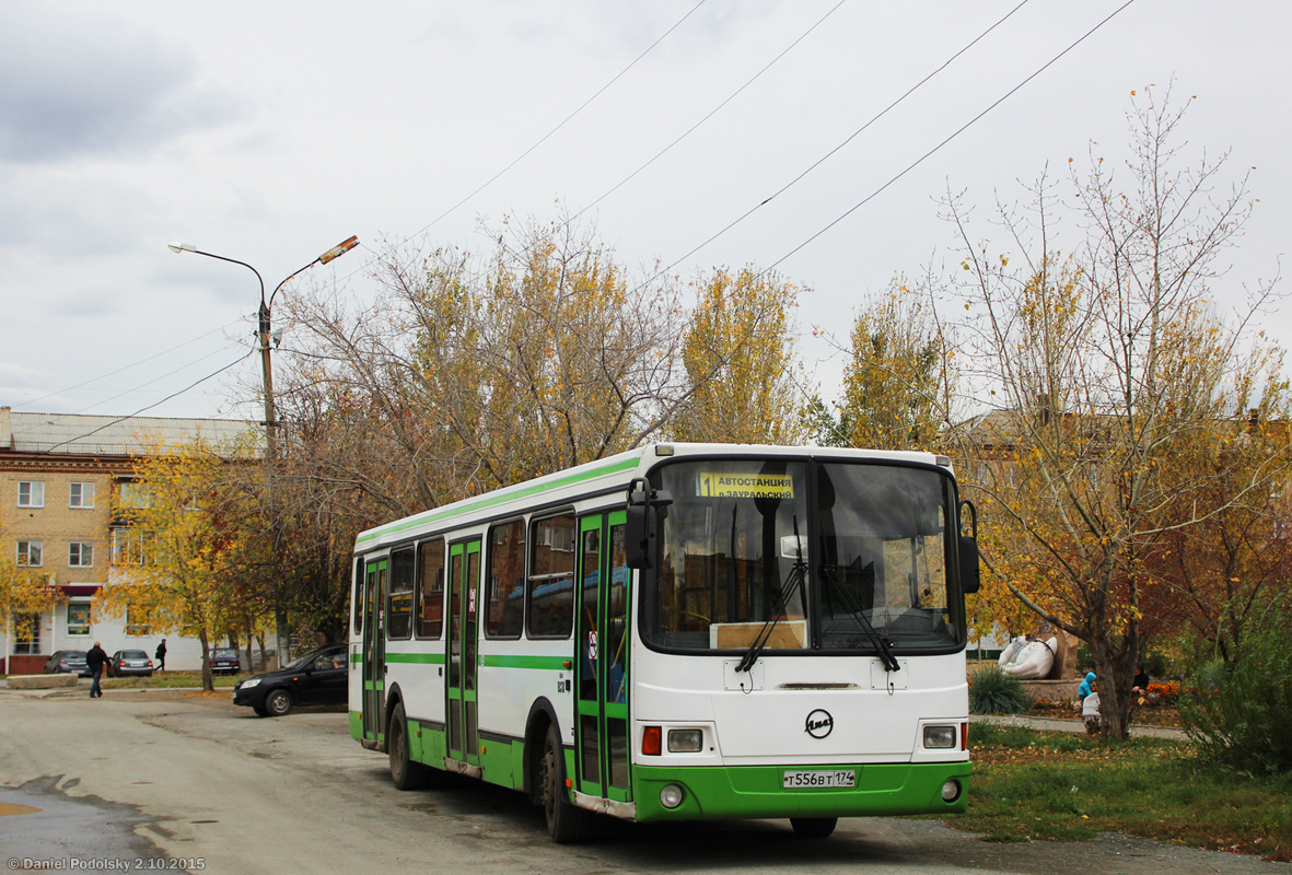 Еманжелинск, ЛиАЗ-5256.36 № Т 556 ВТ 174