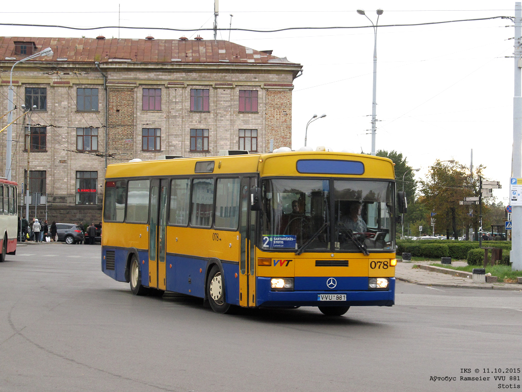 Vilnius, Mercedes-Benz O405 # 078