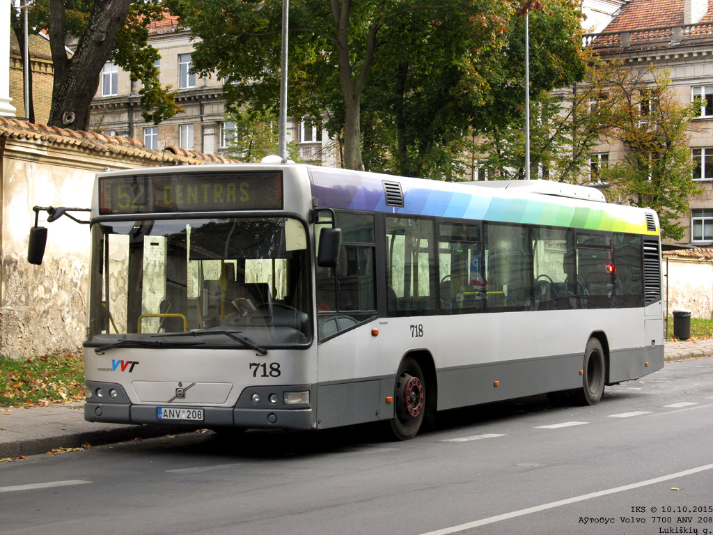 Vilnius, Volvo 7700 № 718