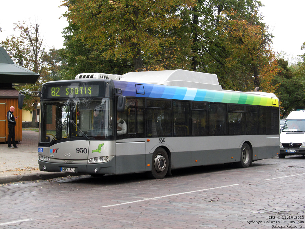 Vilnius, Solaris Urbino III 12 CNG nr. 950