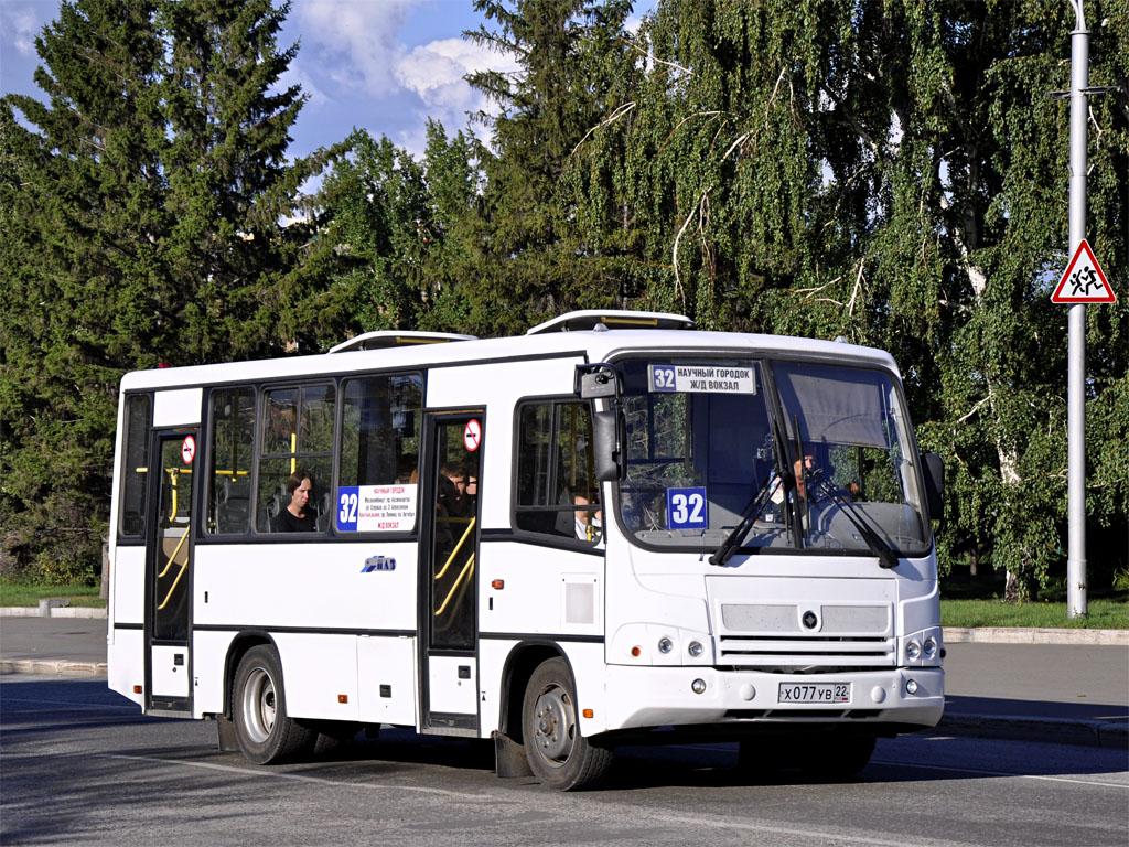 Barnaul, PAZ-320402-05 (32042E, 2R) No. Х 077 УВ 22