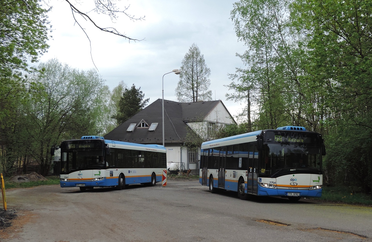 Ostrava, Solaris Urbino III 12 č. 7754; Ostrava, Solaris Urbino III 12 č. 7762