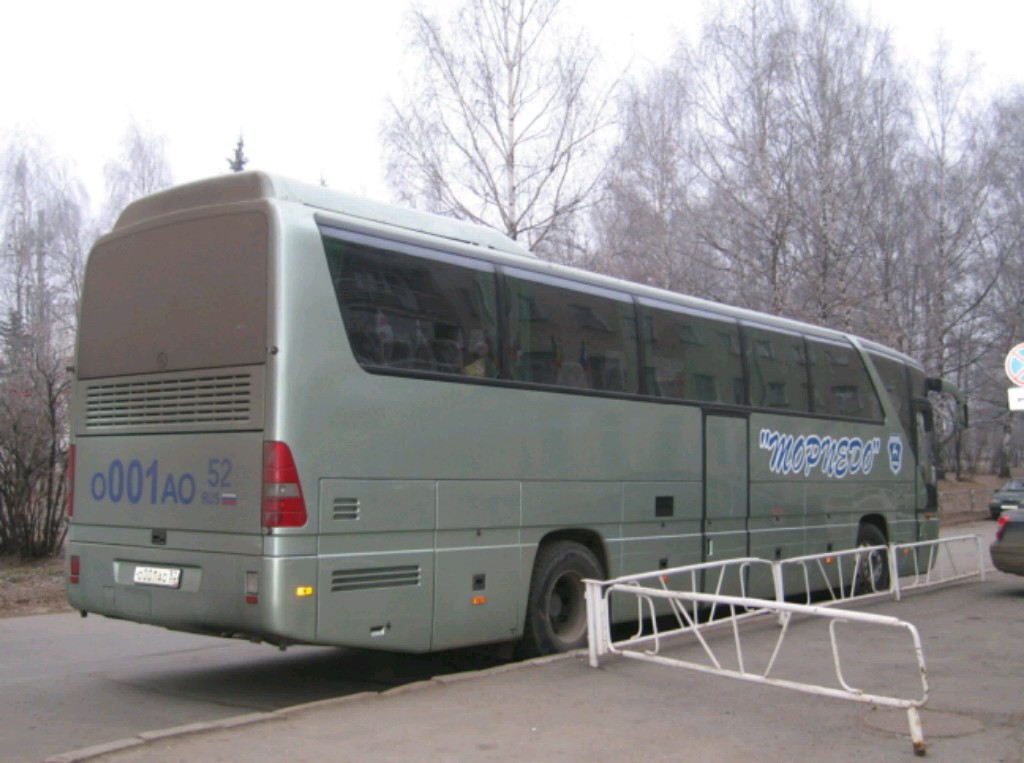 Нижний Новгород, Mercedes-Benz O350-15RHD Tourismo I № О 001 АО 52