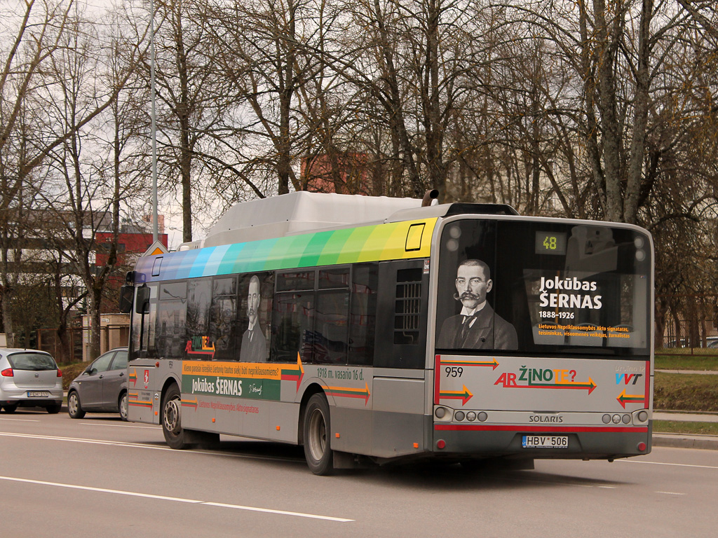 Vilnius, Solaris Urbino III 12 CNG č. 959