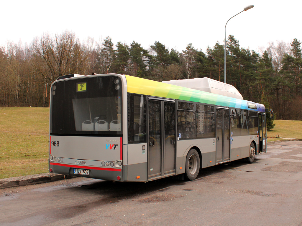 Vilnius, Solaris Urbino III 12 CNG č. 966