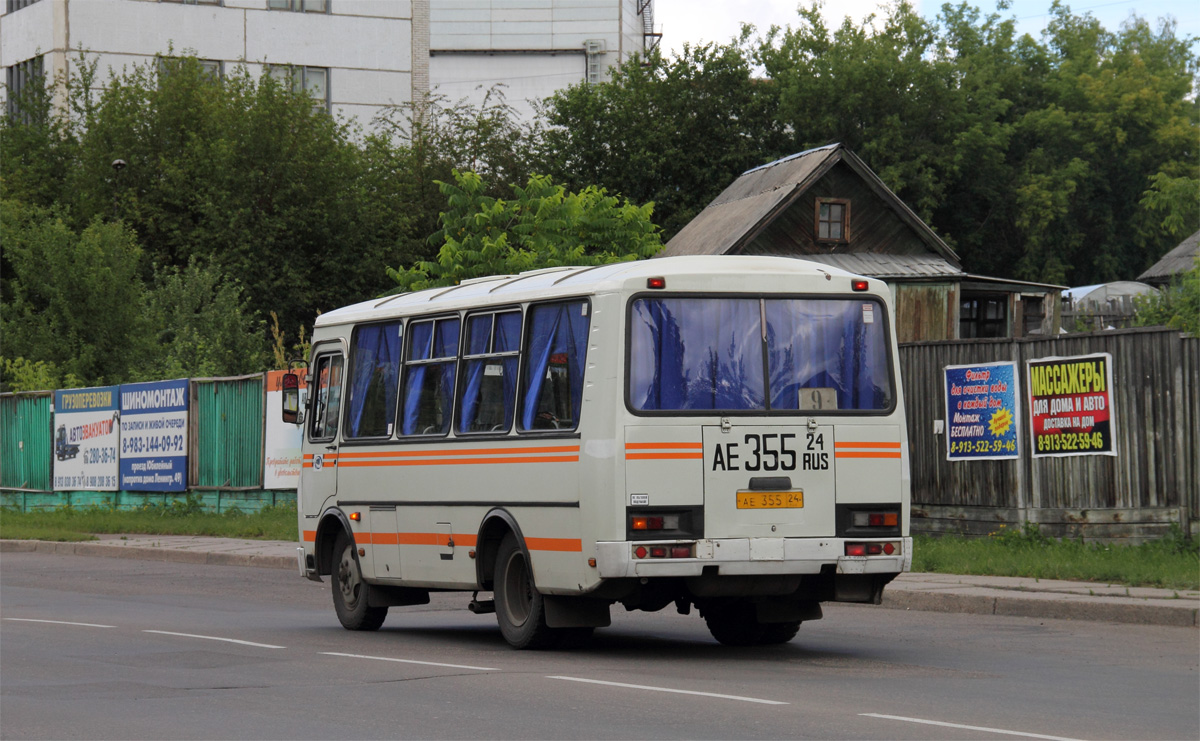 Zheleznogorsk (Krasnoyarskiy krai), PAZ-32054 (40, K0, H0, L0) №: АЕ 355 24