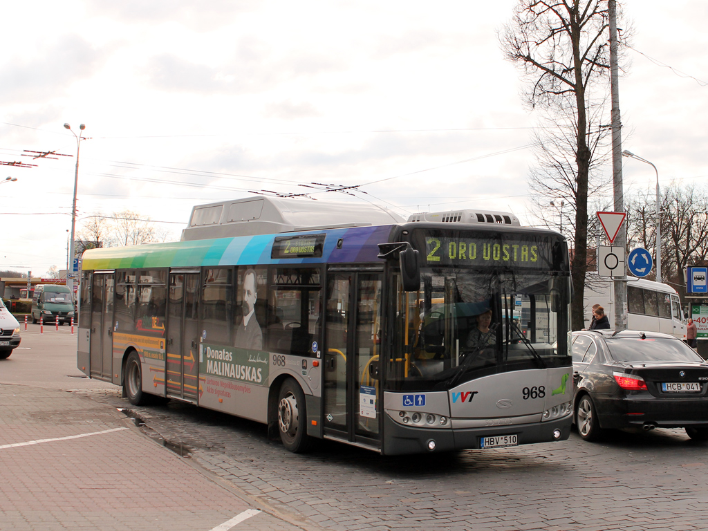 Вильнюс, Solaris Urbino III 12 CNG № 968