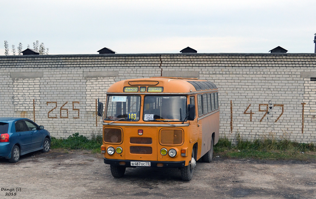 Ulyanovsk, PAZ-672М # В 487 ОС 73