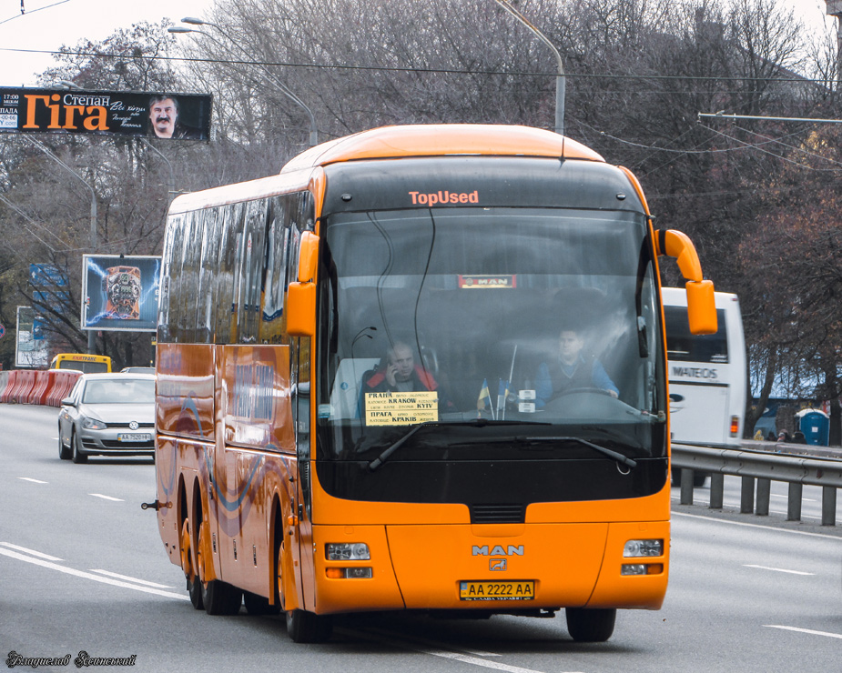 Киев, MAN R08 Lion's Top Coach RHC464 № АА 2222 АА