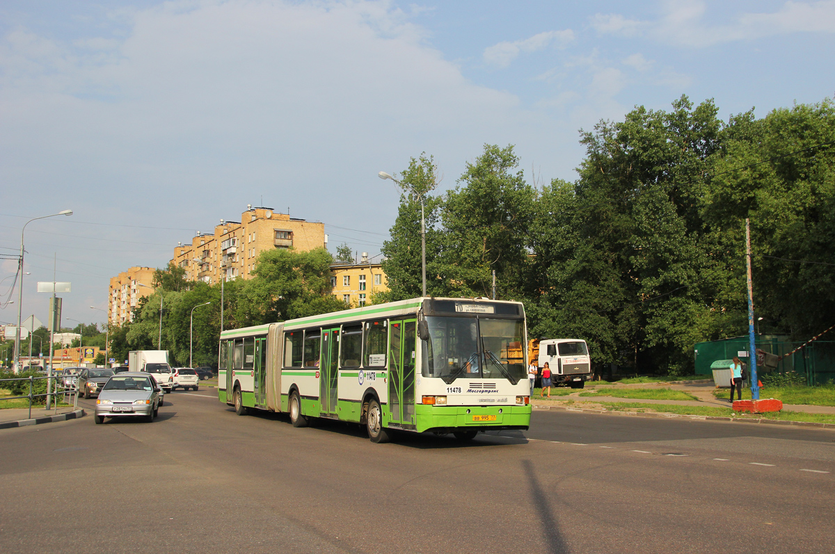 Moscow, Ikarus 435.17 # 11478