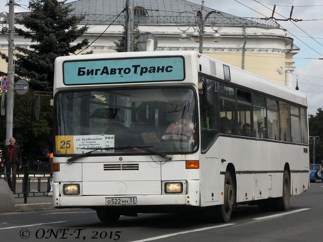 Владимир, Mercedes-Benz O405N № О 522 НН 33