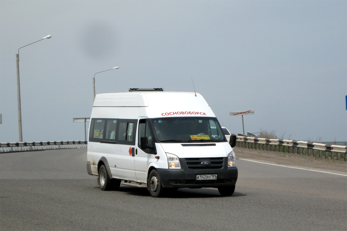 Сосновоборск, Nizhegorodets-222702 (Ford Transit) # А 142 ВН 124