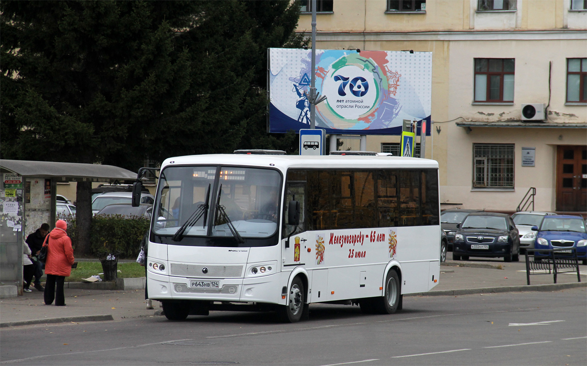 Zheleznogorsk (Krasnoyarskiy krai), PAZ-320414-05 "Vector" (3204ER) nr. Р 643 НВ 124