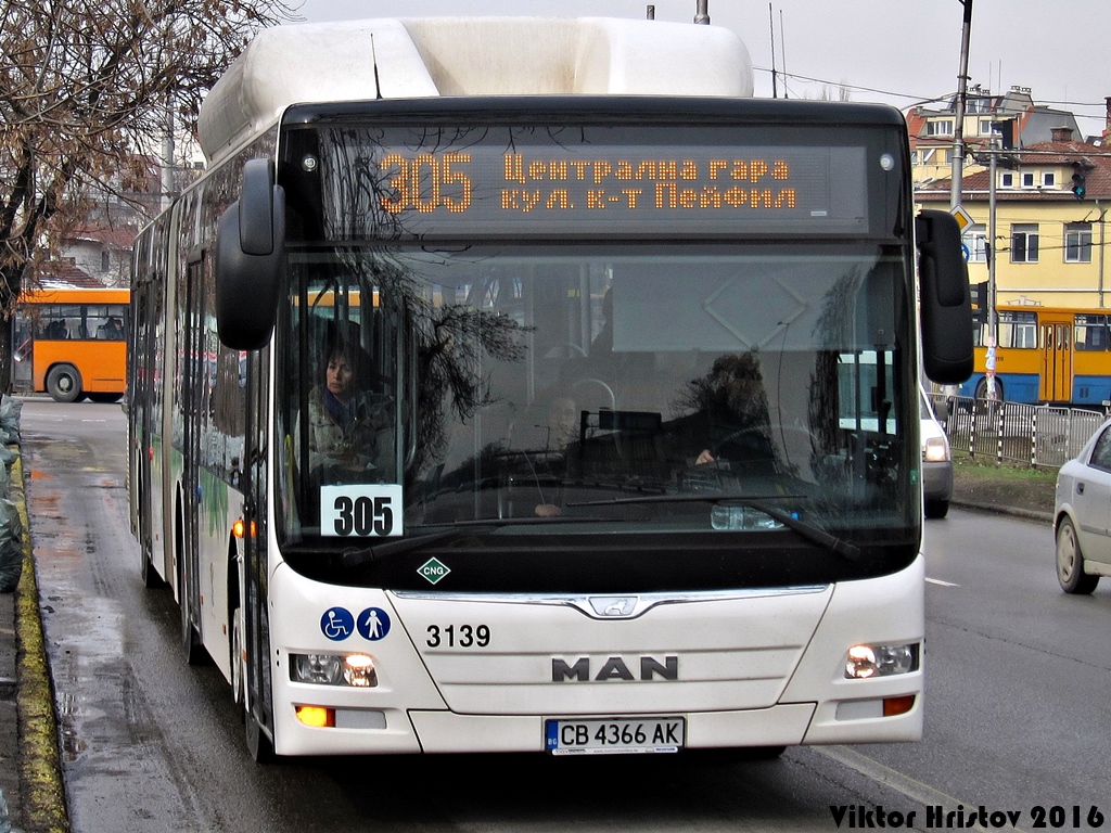 Sofia, MAN A23 Lion's City G NG313 CNG Nr. 3139
