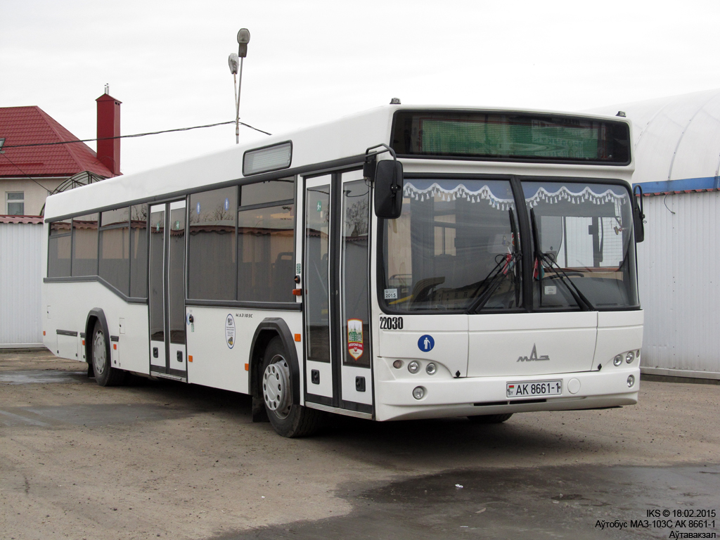 Baranovichi, MAZ-103.564 # 22030