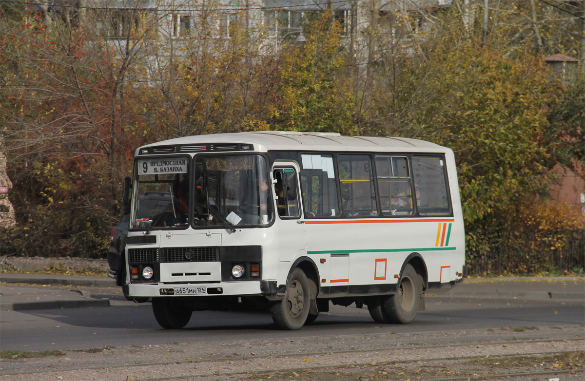 Krasnoyarsk, PAZ-32054 (40, K0, H0, L0) nr. А 651 МН 124