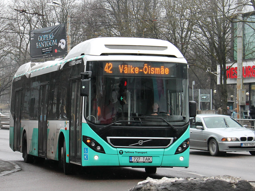 Таллин, Volvo 7900 Hybrid № 2727