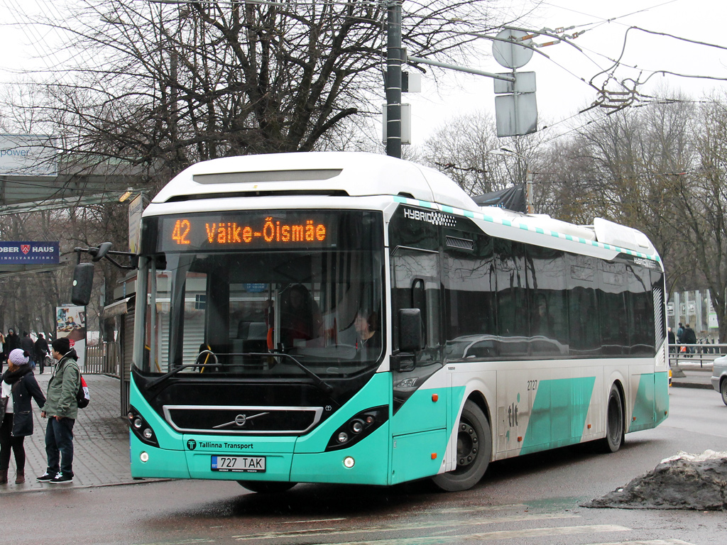 Tallinn, Volvo 7900 Hybrid # 2727