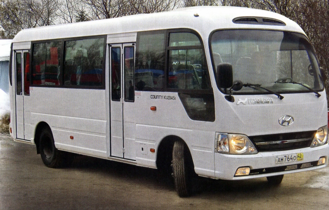 Kemerovo, Hyundai County Kuzbass Nr. АН 764 О 42; Kemerovo — New bus