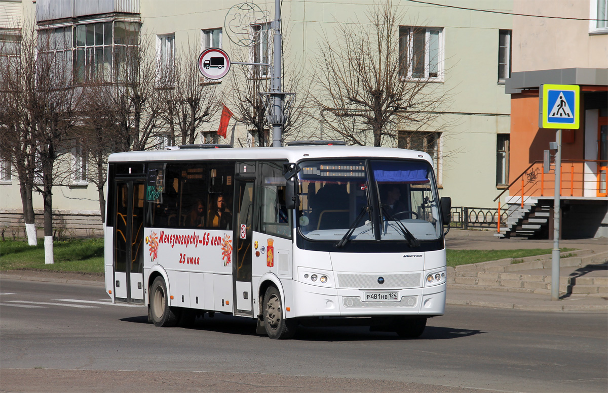 Zheleznogorsk (Krasnoyarskiy krai), PAZ-320414-05 "Vector" (3204ER) č. Р 481 НВ 124