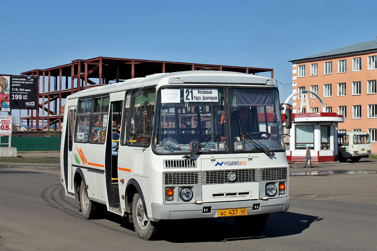Anzhero-Sudzhensk, PAZ-32054 (40, K0, H0, L0) # АС 437 42