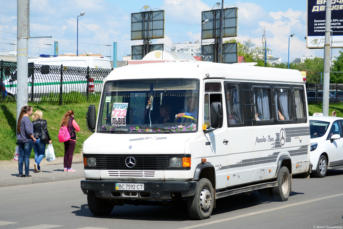 Lviv, Mercedes-Benz T2 814D # ВС 7592 СТ