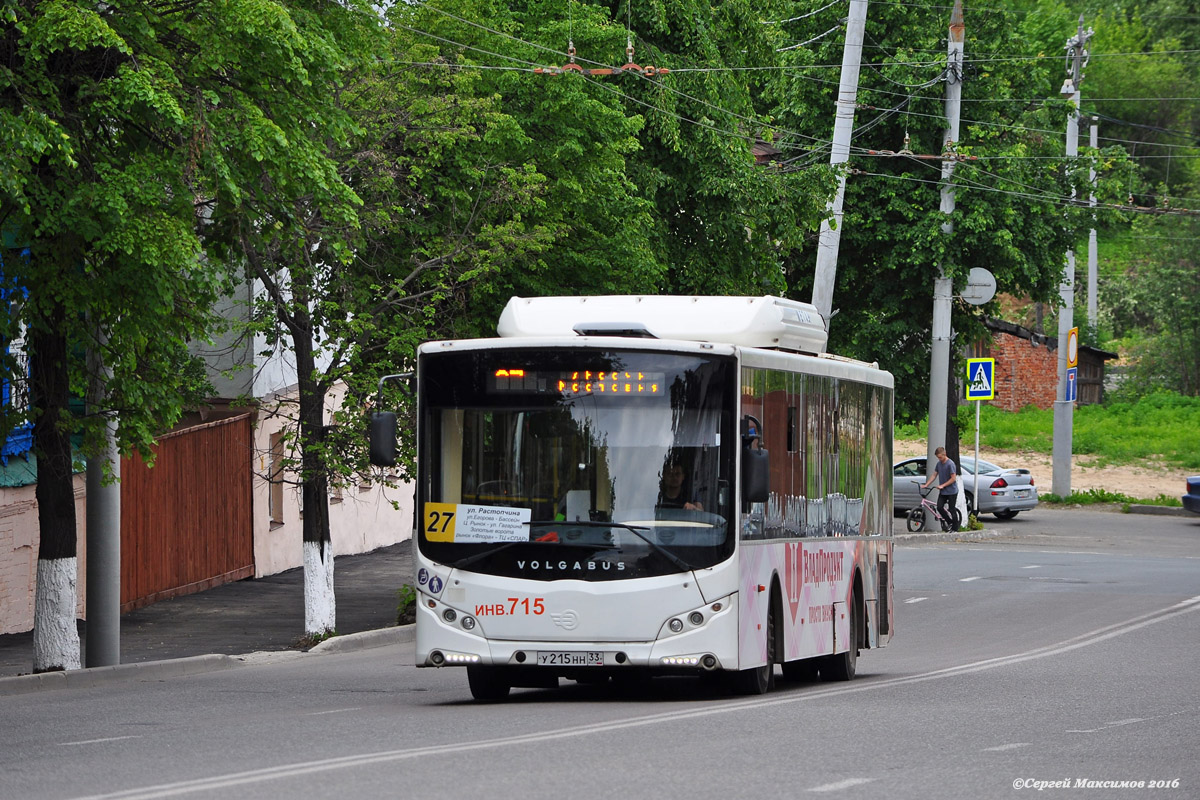 Владимир, Volgabus-5270.G2 (CNG) № 715
